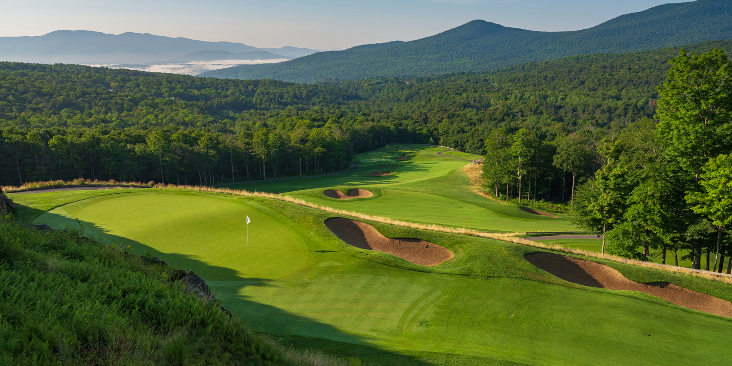 The Mountain Course at Spruce Peak Golf in Stowe Jamaica The Mountain Course at Spruce Peak Golf in Stowe Jamaica